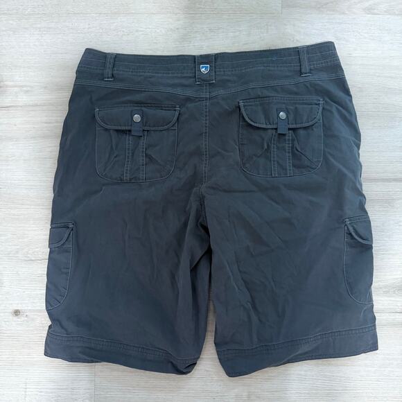 Kuhl Women's Splash Cargo Hiking Outdoors Shorts Grey 11" Inseam Size 18W - Picture 2 of 5